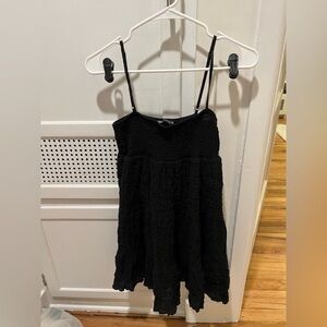 Zara Babydoll Crinkle Dress